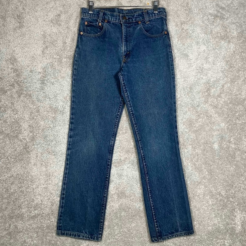 Vintage Levis‎ 720 Student Jeans Fits 29x28 Made in USA Blue Denim Straight Leg